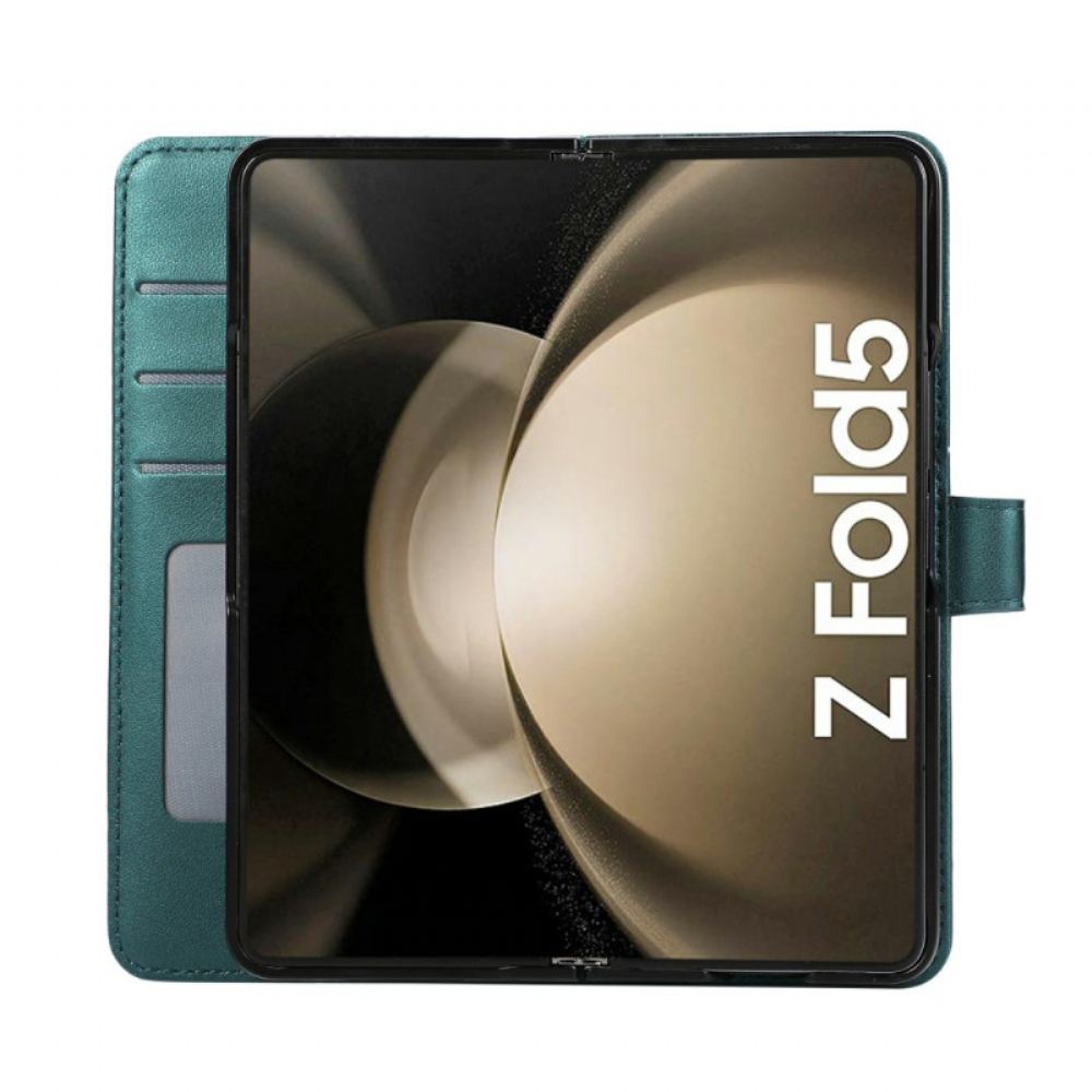 Kožený Kryt Samsung Galaxy Z Fold 7 Diamantový Design