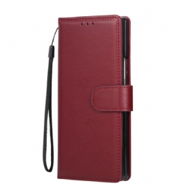 Kožený Kryt Samsung Galaxy Z Fold 7 Klasický