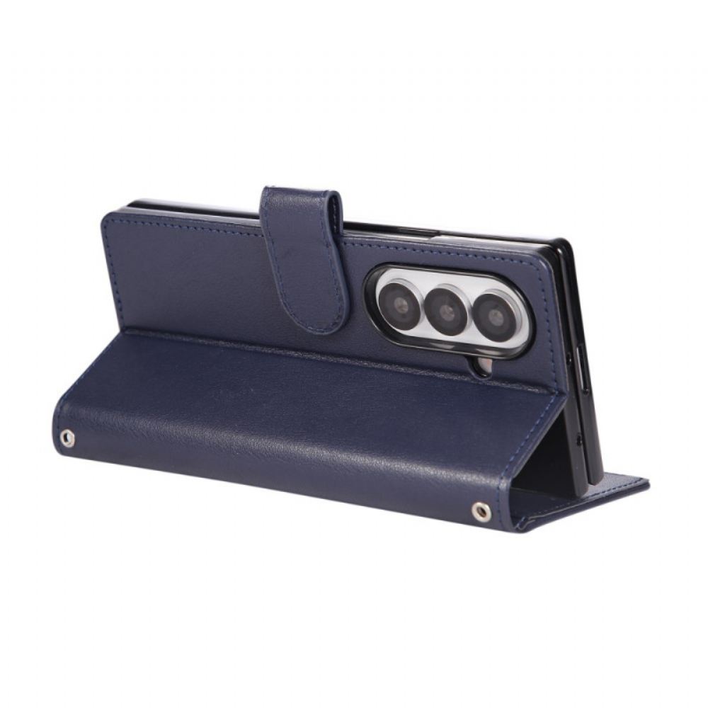 Kožený Kryt Samsung Galaxy Z Fold 7 Klasický