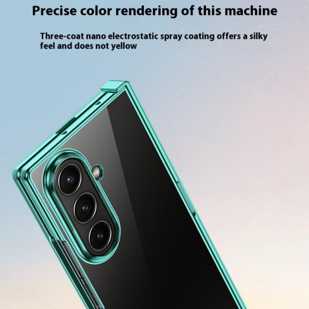 Kryt Na Samsung Galaxy Z Fold 7 Design S Kovovým Efektem A Panty