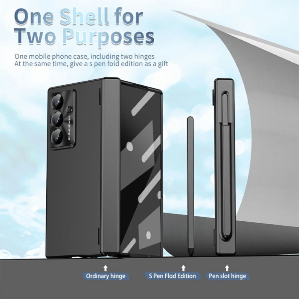 Kryt Na Samsung Galaxy Z Fold 7 Ochranná Fólie Z Tvrzeného Skla A Držák Na Stylus