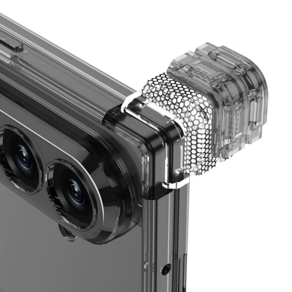 Kryt Na Samsung Galaxy Z Fold 7 Průsvitný Magnetický Pant Se Stojánkem