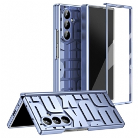 Kryt Samsung Galaxy Z Fold 7 Design S Písmeny A Ochrannou Fólií Z Tvrzeného Skla