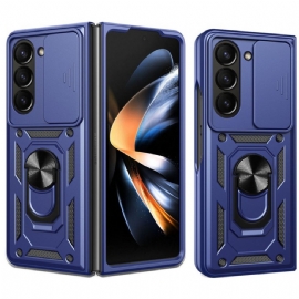 Kryt Samsung Galaxy Z Fold 7 Držák Na Prsten A Posuvný Kryt Fotoaparátu