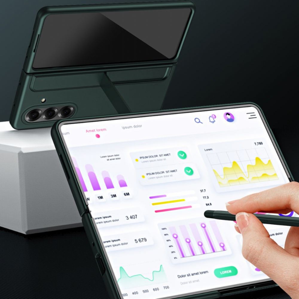 Kryt Samsung Galaxy Z Fold 7 Integrovaný Stojánek A Držák Stylusu
