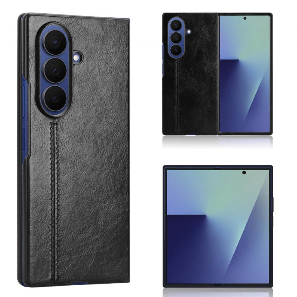 Kryt Samsung Galaxy Z Fold 7 Kožený Efekt Couture