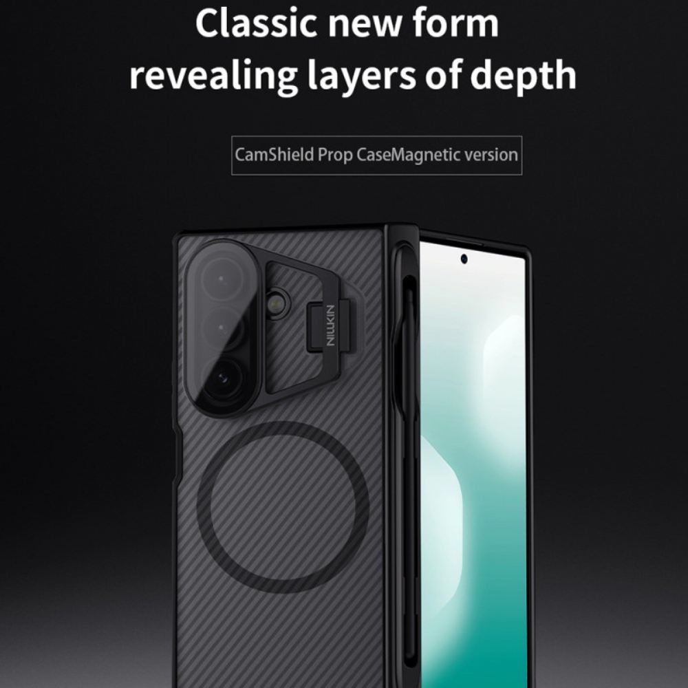 Kryt Samsung Galaxy Z Fold 7 Kryty Na Mobil Camshield Prop Magnetická Průsvitná Řada Nillkin