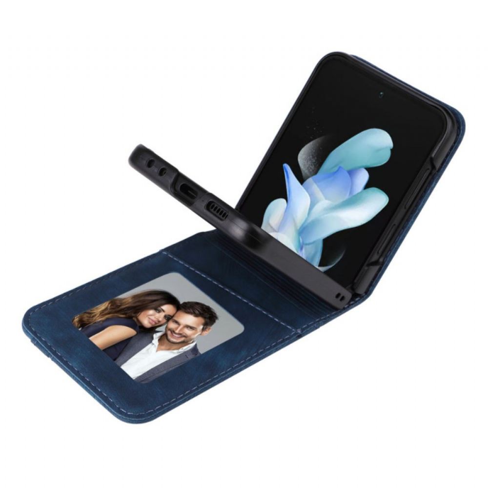 Kryt Na Samsung Galaxy Z Flip 7 Fe Karta S Efektem Kůže Držák