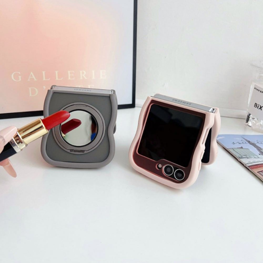 Kryt Na Samsung Galaxy Z Flip 7 Fe Otočný Stojánek A Vestavěné Zrcátko