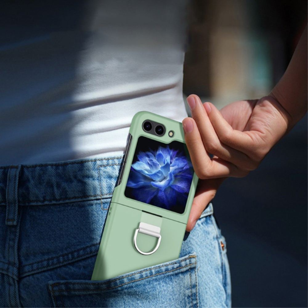 Kryt Na Samsung Galaxy Z Flip 7 Fe Pevný Kovový Prsten