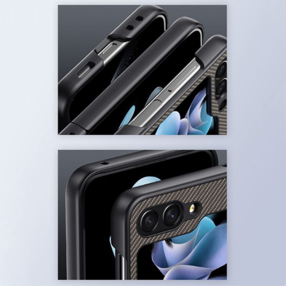 Kryt Na Samsung Galaxy Z Flip 7 Fe Povrchová Úprava Z Uhlíkových Vláken