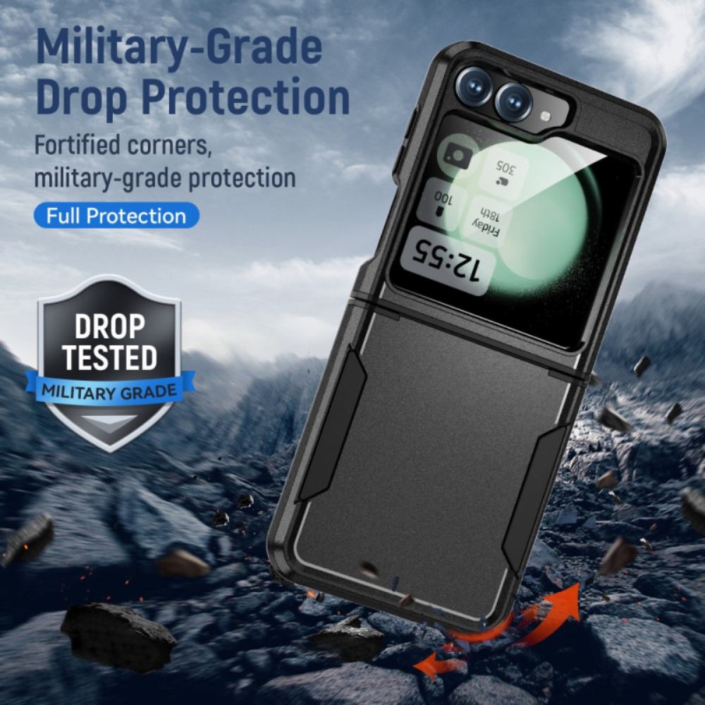 Kryt Na Samsung Galaxy Z Flip 7 Fe Robustní Kovový Efekt