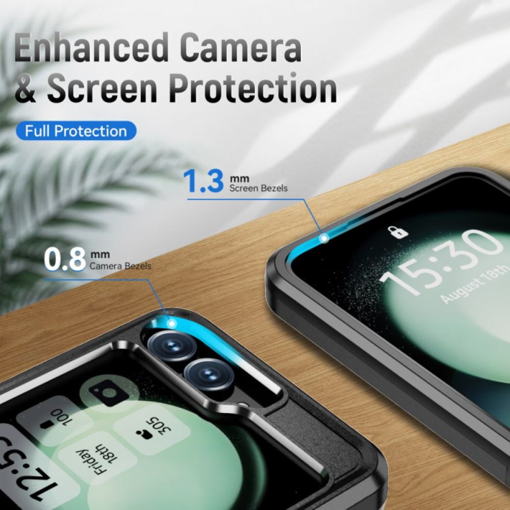 Kryt Na Samsung Galaxy Z Flip 7 Fe Robustní Kovový Efekt