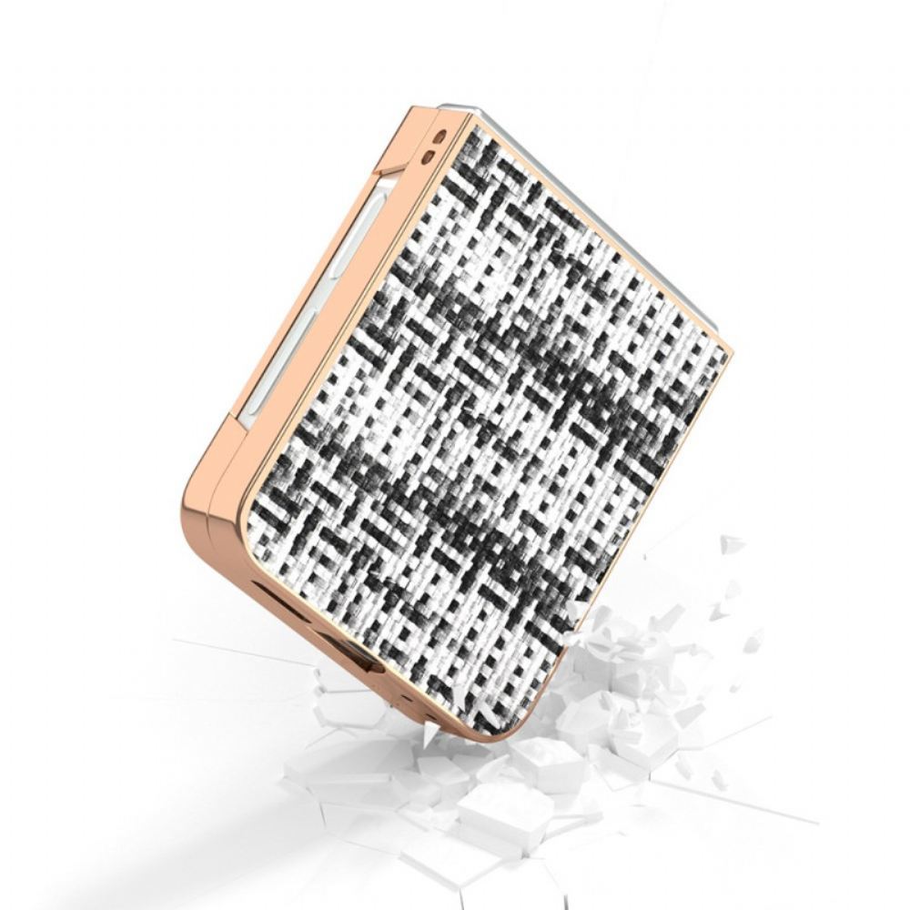 Kryt Na Samsung Galaxy Z Flip 7 Fe Texturovaná Umělá Kůže