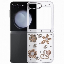 Kryt Samsung Galaxy Z Flip 7 Fe Dekorace S Kamínky