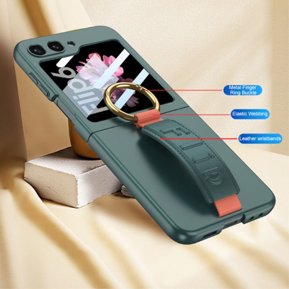 Kryt Samsung Galaxy Z Flip 7 Fe Držák Na Prsten A Popruh Gkk