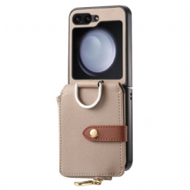 Kryt Samsung Galaxy Z Flip 7 Fe Kapsa Na Zip A Držák Na Prsteny