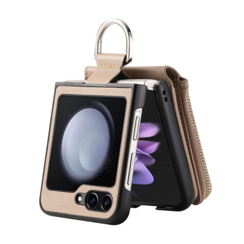 Kryt Samsung Galaxy Z Flip 7 Fe Kapsa Na Zip A Držák Na Prsteny