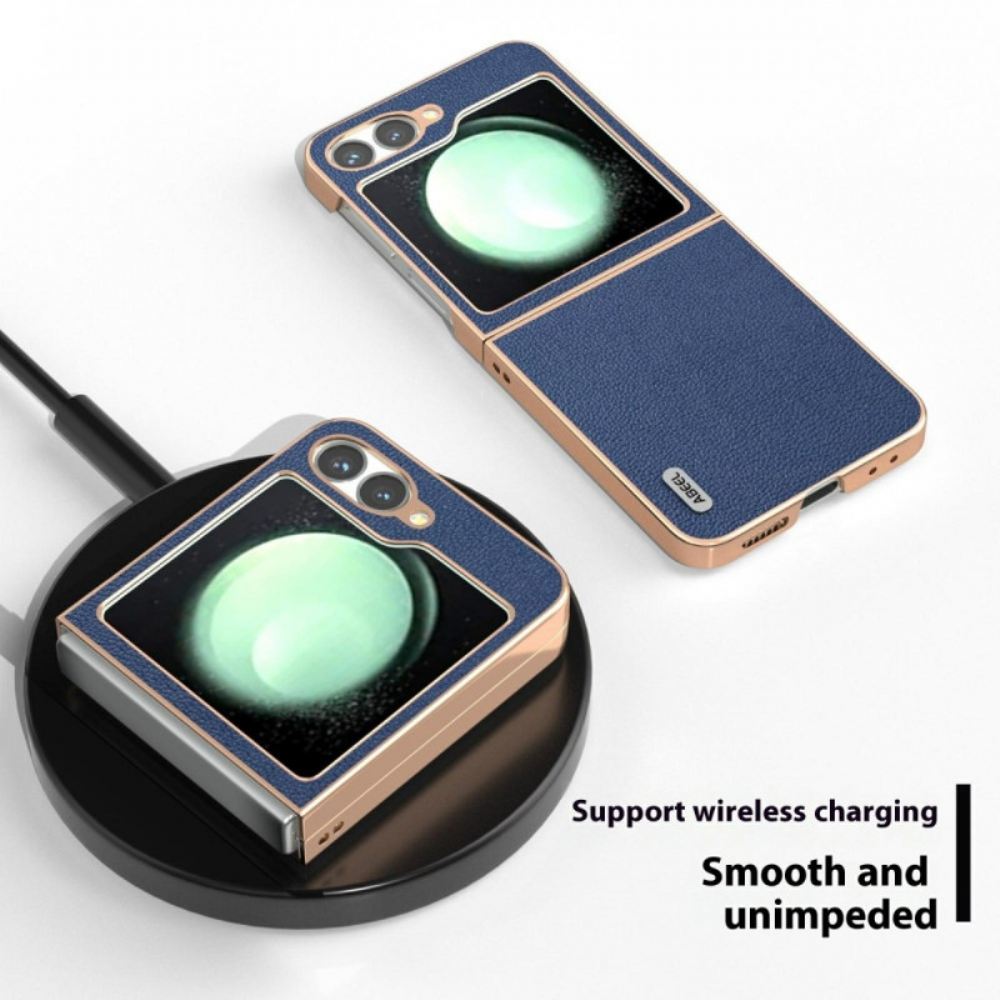 Kryt Samsung Galaxy Z Flip 7 Fe Klasická Kůže Abeel