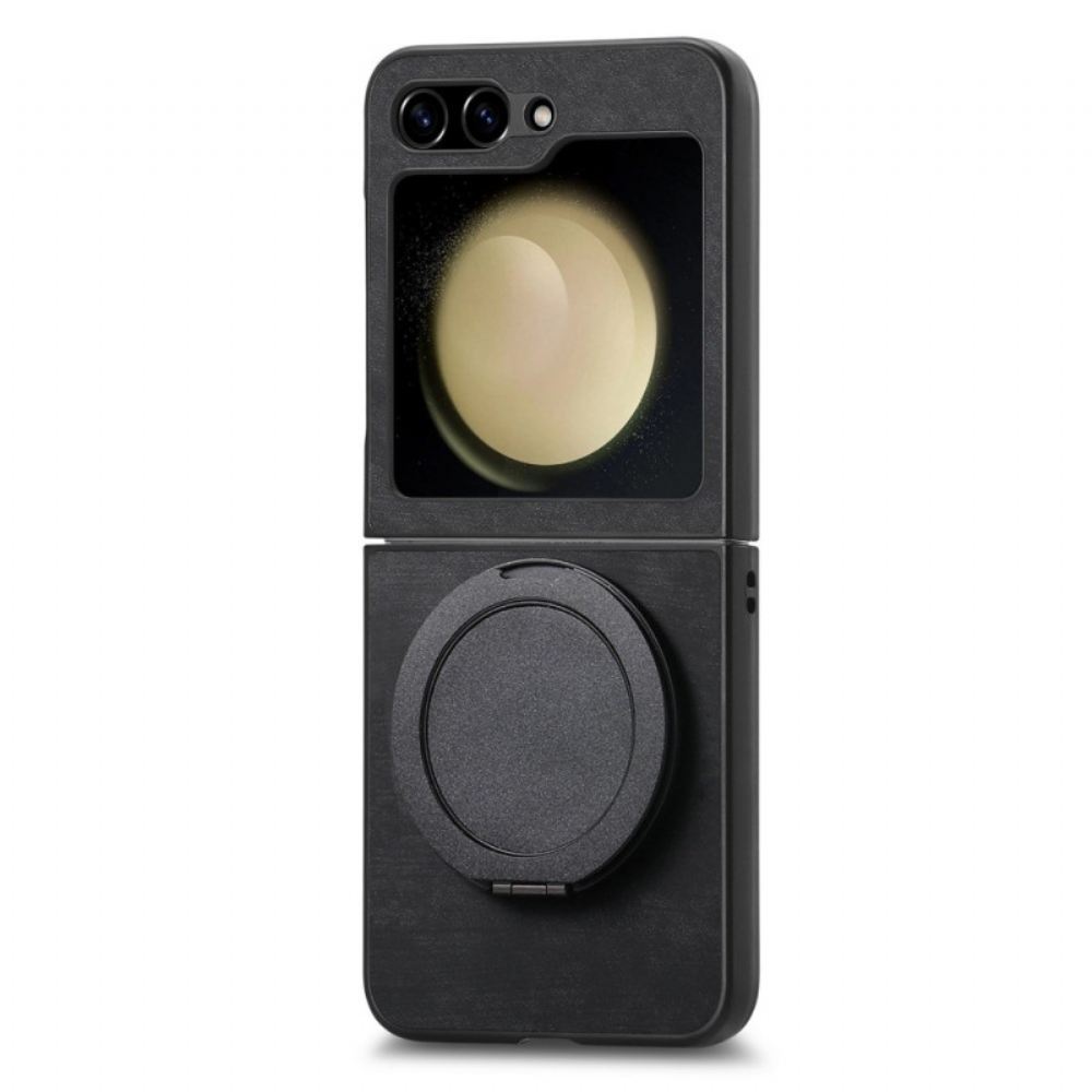 Kryt Samsung Galaxy Z Flip 7 Fe Kryty Na Mobil Semišový Efekt S Otočným Stojánkem