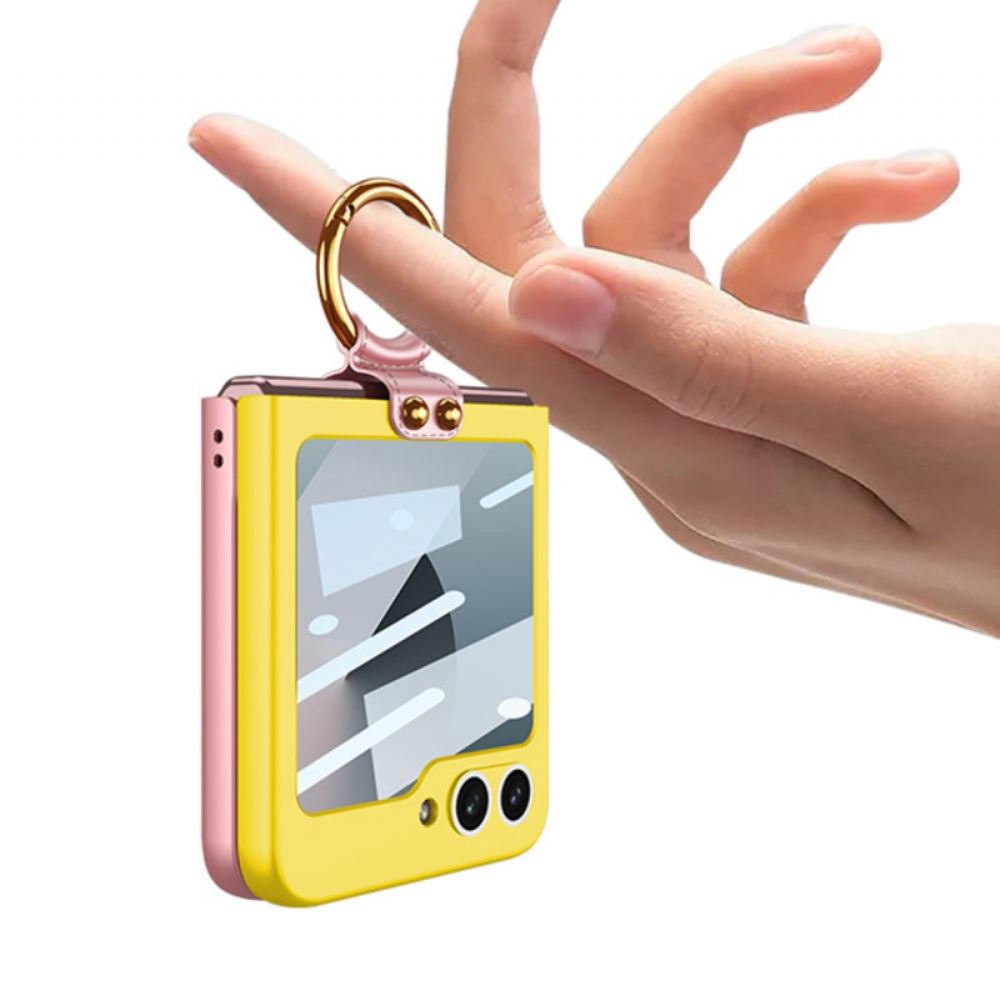 Kryt Samsung Galaxy Z Flip 7 Fe Magnetický Chránič Pantů A Dvoubarevný Stojánek