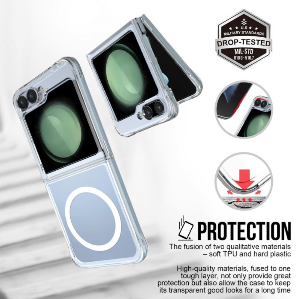 Kryt Samsung Galaxy Z Flip 7 Fe Magnetický Průhledný