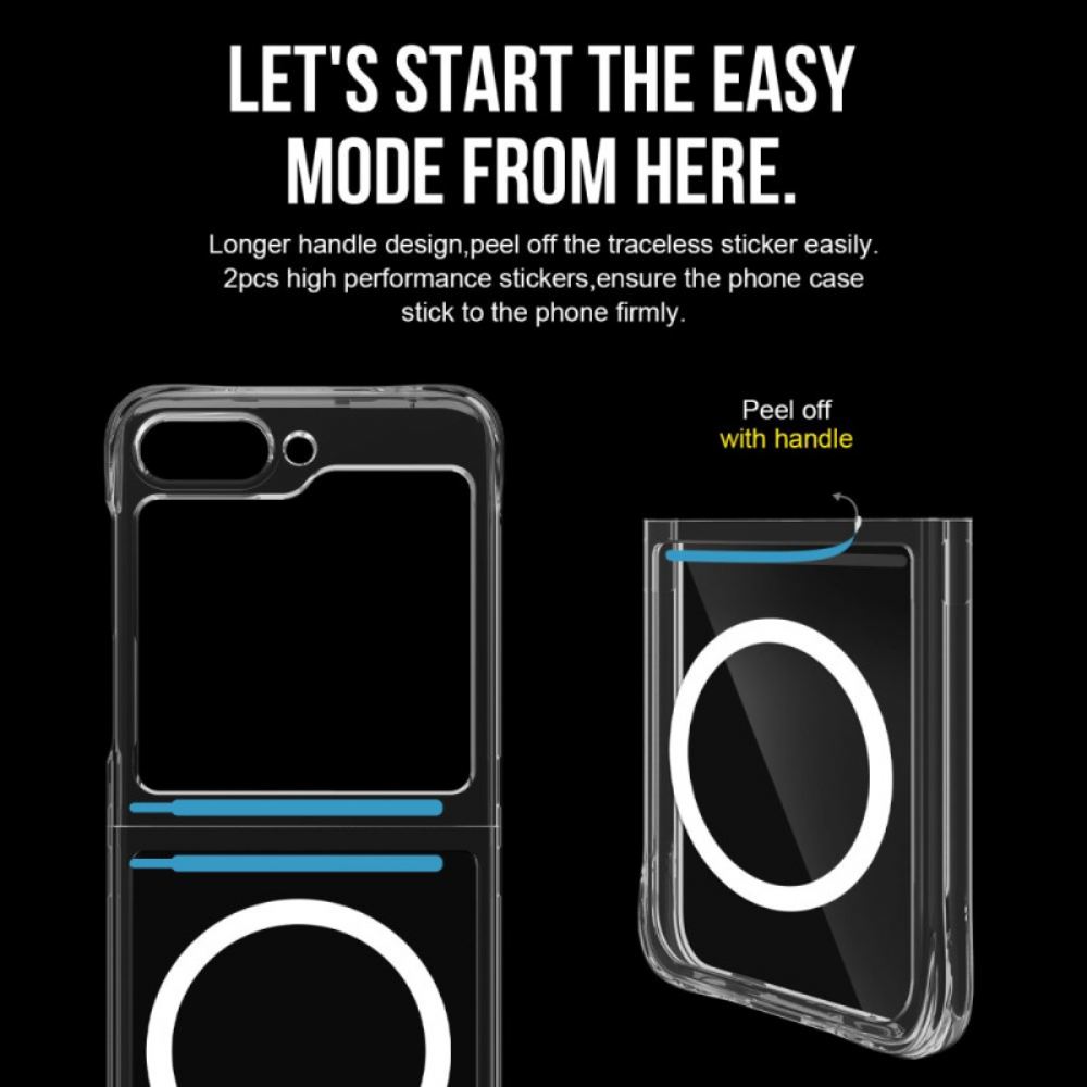 Kryt Samsung Galaxy Z Flip 7 Fe Magnetický Průhledný