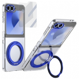 Kryt Samsung Galaxy Z Flip 7 Fe Magnetický Stojánek A Hd Ochrana Displeje