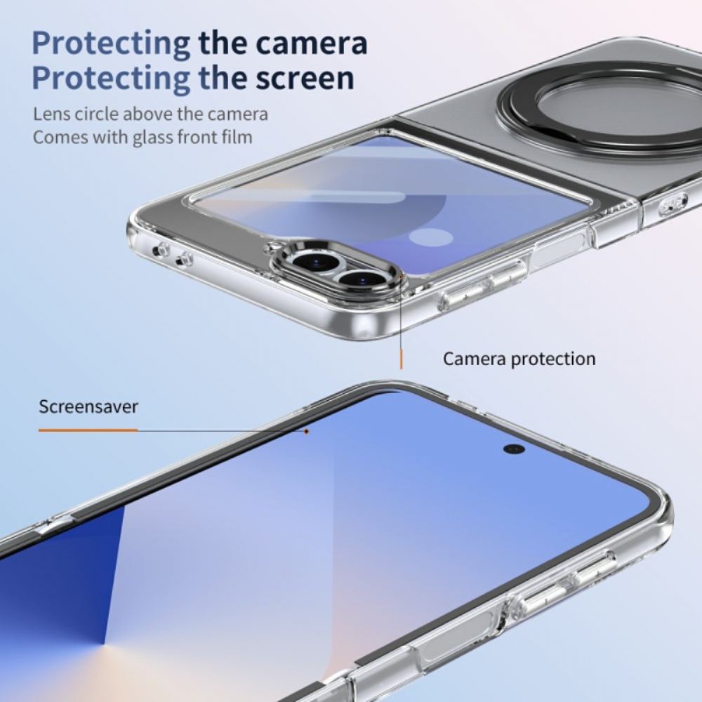 Kryt Samsung Galaxy Z Flip 7 Fe Magnetický Stojánek A Hd Ochrana Displeje