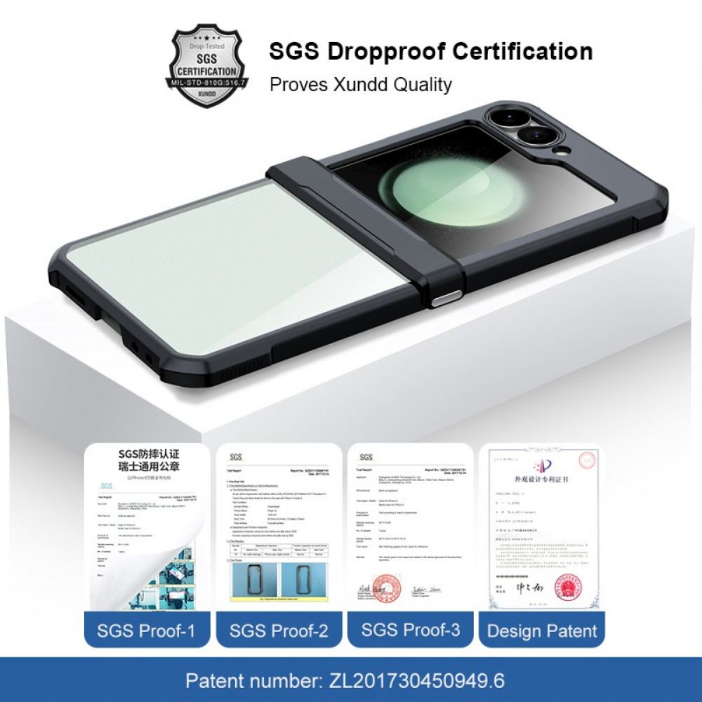 Kryt Samsung Galaxy Z Flip 7 Fe Malá Zadní Ochrana Displeje Xundd