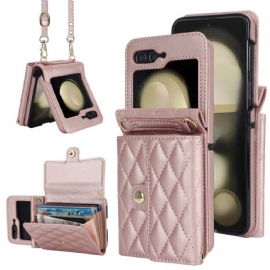 Kryt Samsung Galaxy Z Flip 7 Fe Peněženka Přes Rameno