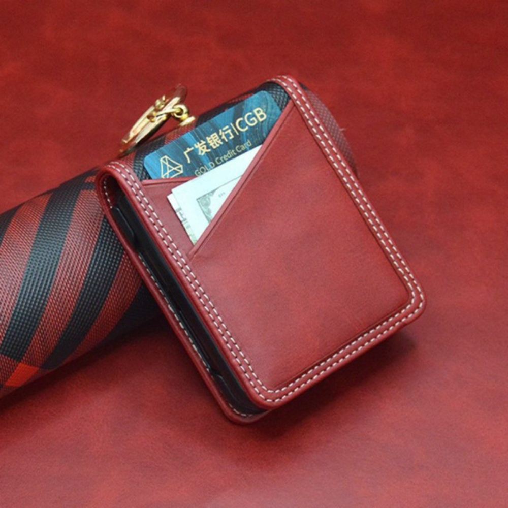 Kryt Samsung Galaxy Z Flip 7 Fe Pouzdro Na Karty A Kovový Kroužek