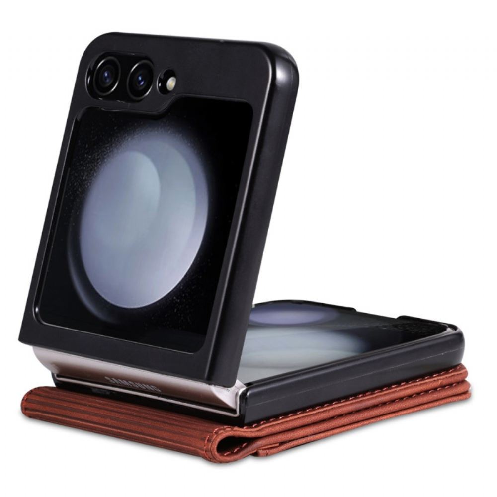 Kryt Samsung Galaxy Z Flip 7 Fe Pouzdro Na Karty Azns Z Umělé Kůže