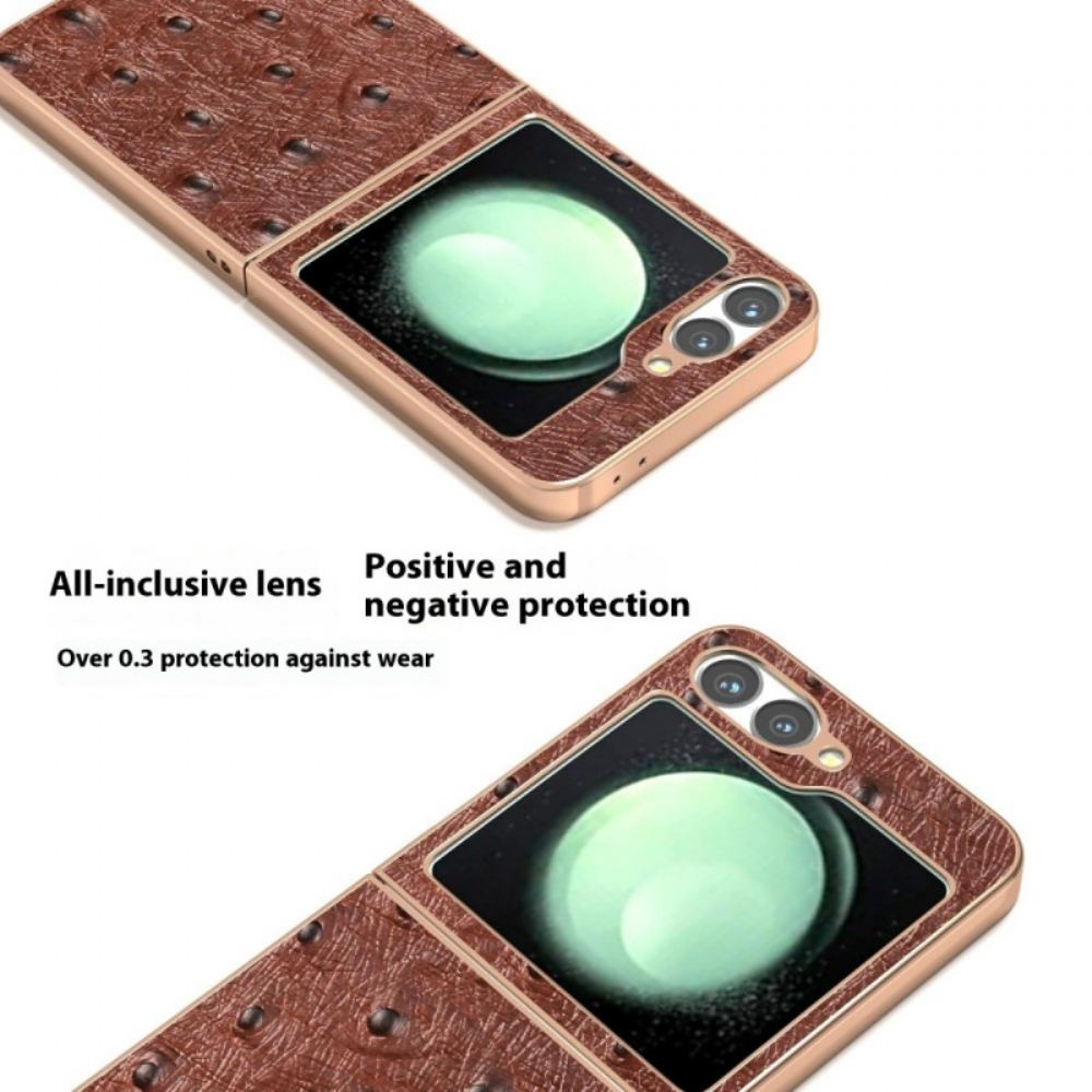 Kryt Samsung Galaxy Z Flip 7 Fe Pštrosí Textura