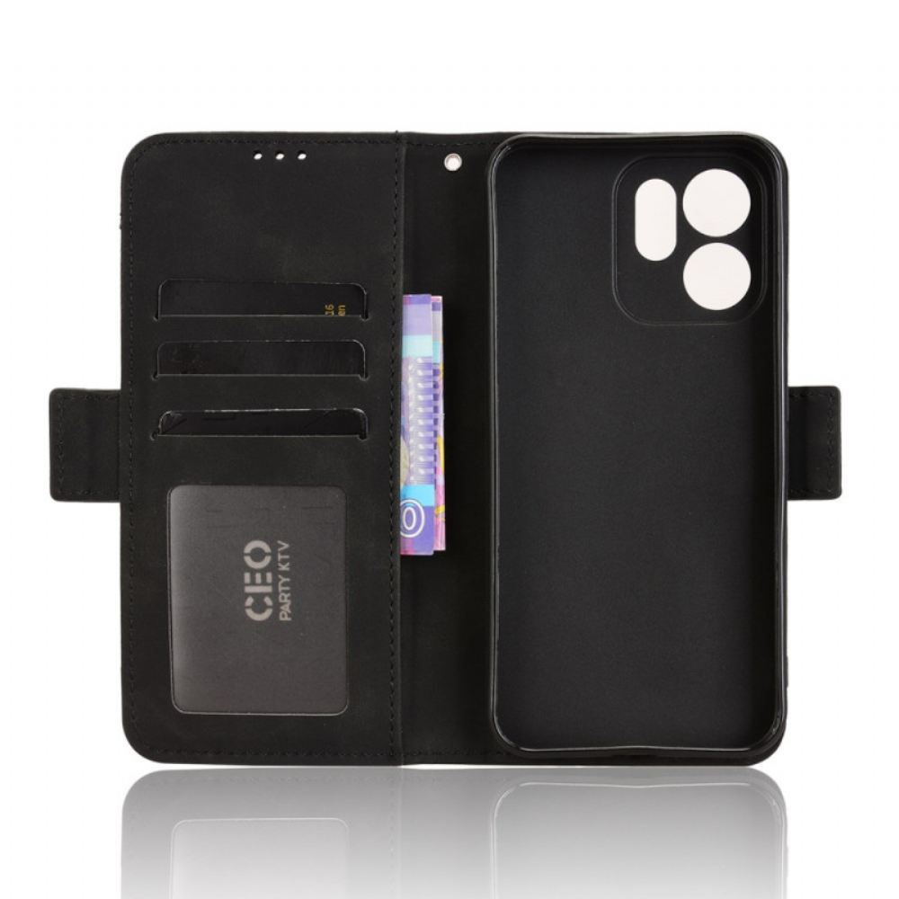 Kožený Kryt Na Oppo Reno 14f 5g Pouzdro Na Více Karet