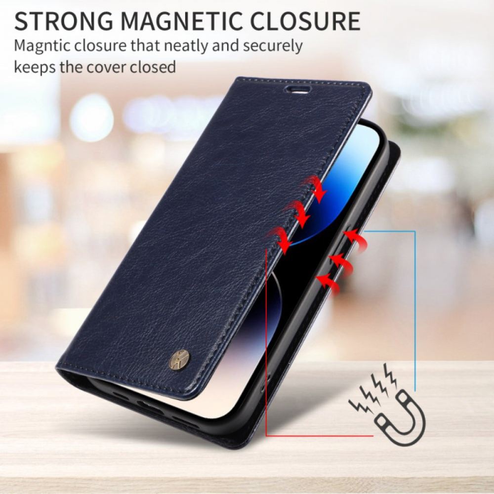 Kožený Kryt Oppo Reno 14f 5g Klasický Yikatu