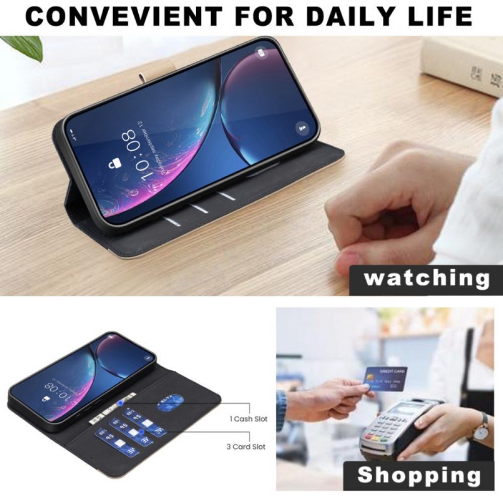 Kožený Kryt Oppo Reno 14f 5g Květinová Binfen Barva