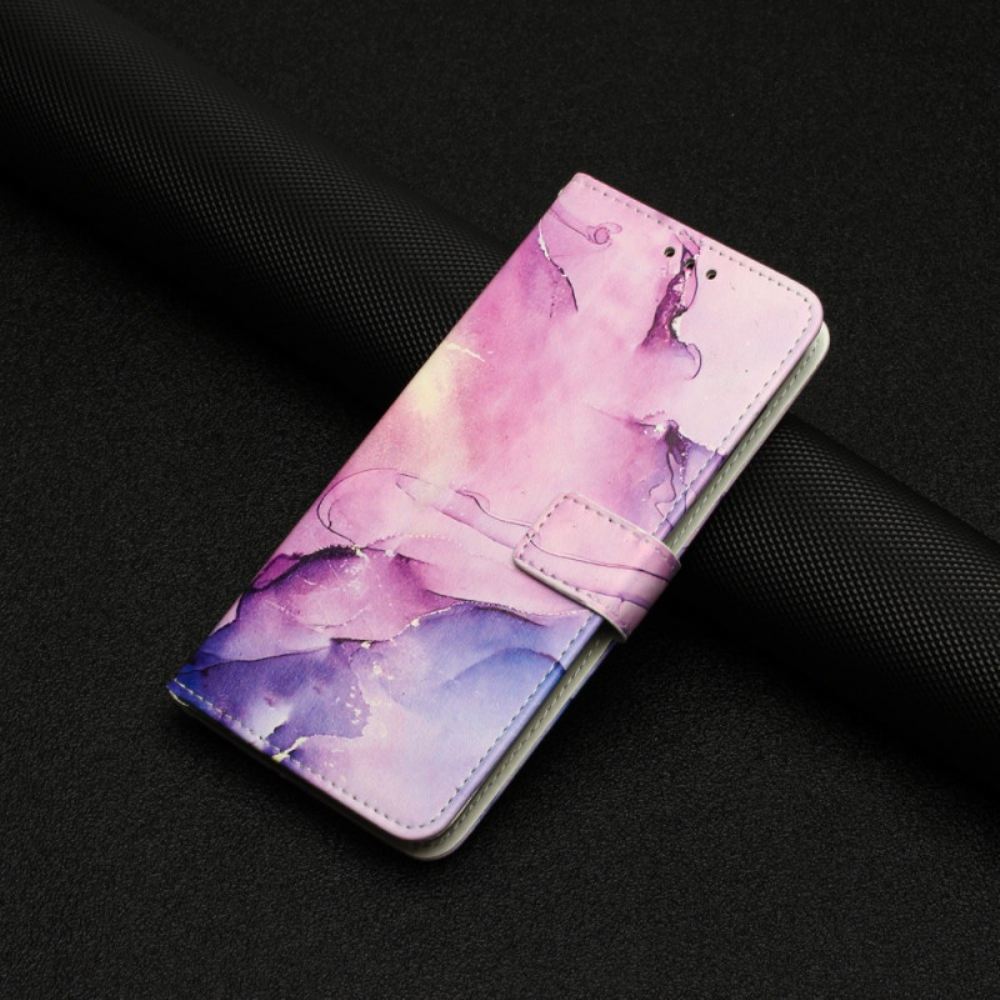 Kožený Kryt Oppo Reno 14f 5g Mramor