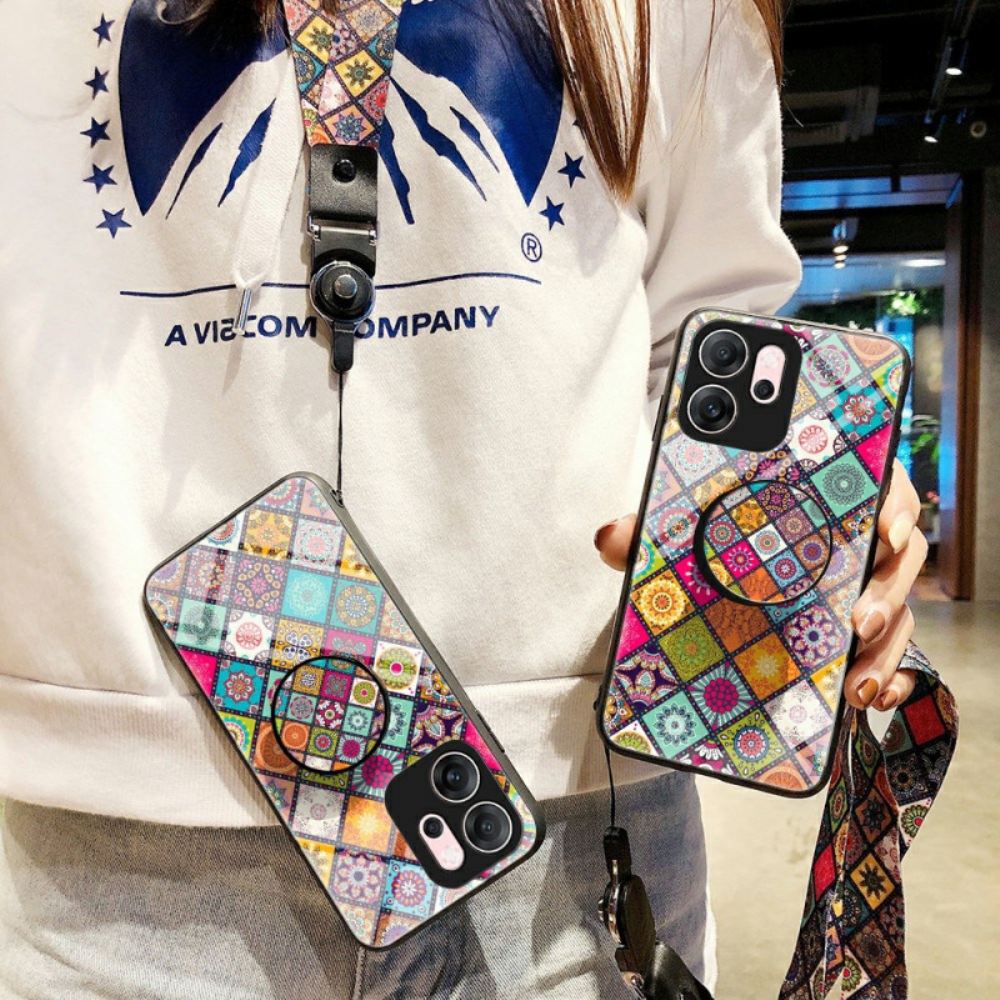 Kryt Na Oppo Reno 14f 5g Stojan A Šňůrka Na Krk Na Krk