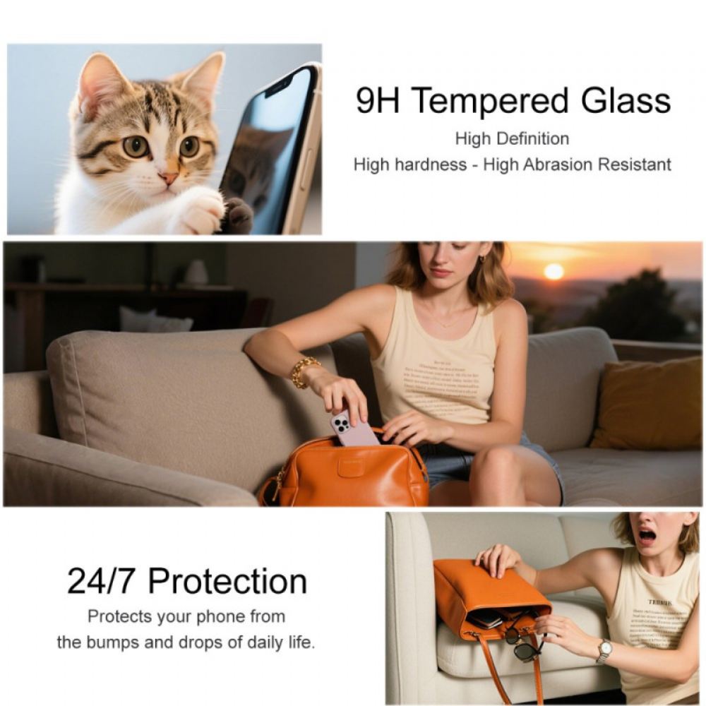 Ochranné Tvrzené Sklo Pro Displej S Plným Pokrytím Pro Oppo Reno 14 F 5g Imak