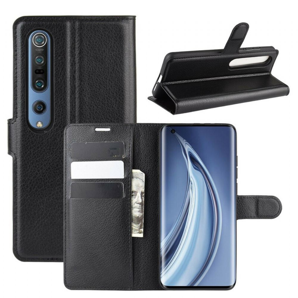 Flipové Pouzdro Na Xiaomi Mi 10 / 10 Pro Klasická Umělá Kůže