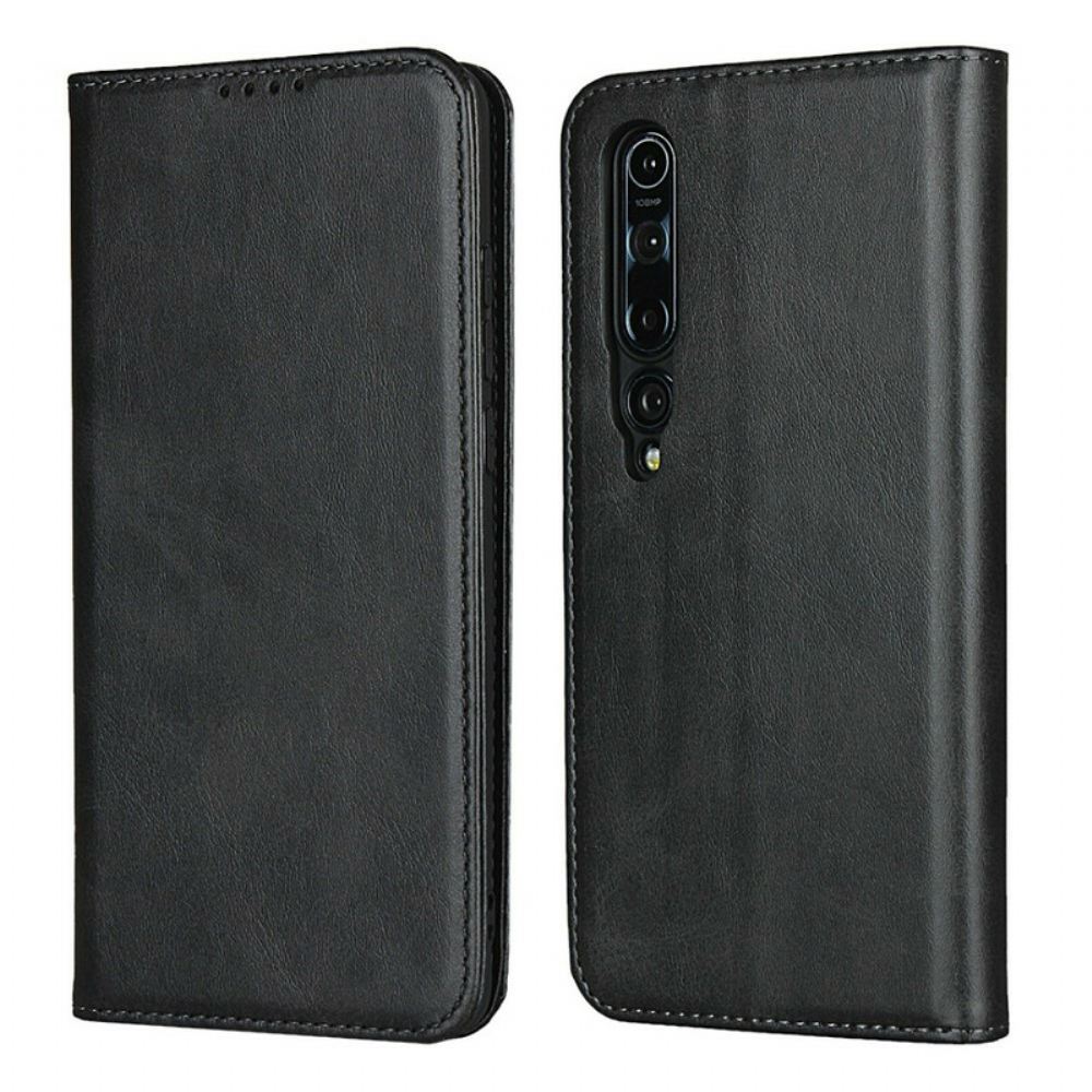 Kryty Na Mobil Na Xiaomi Mi 10 / 10 Pro Flipové Pouzdro Elegance Štípaná Kůže