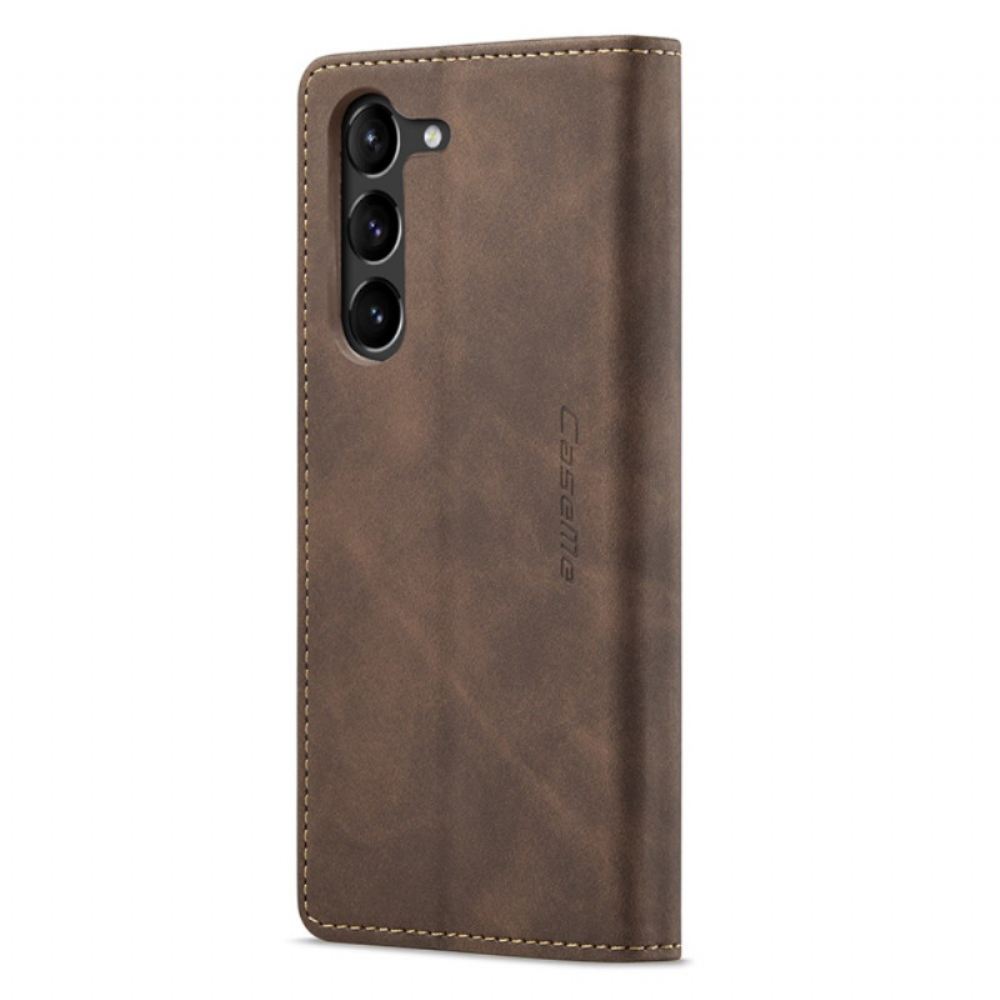 Kožené Pouzdro Folio Samsung Galaxy S24 5g Případ