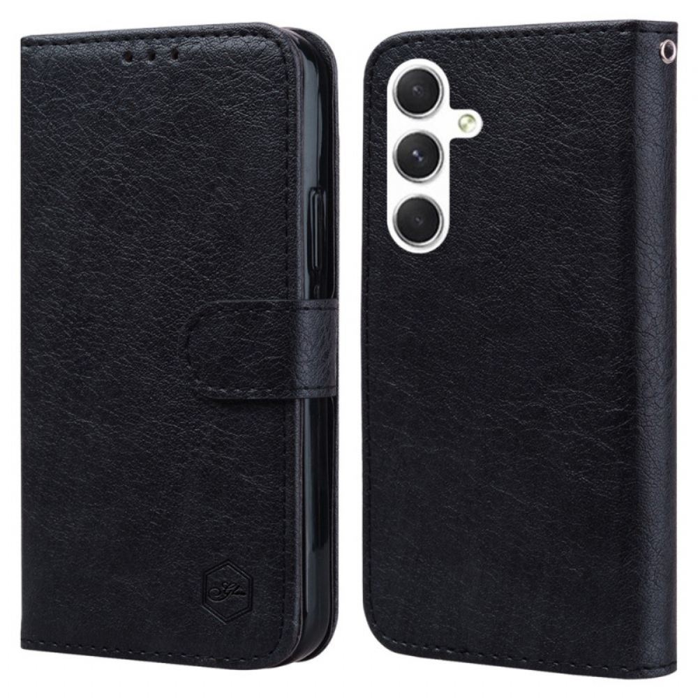 Kožený Kryt Na Samsung Galaxy S24 5g Retro Styl