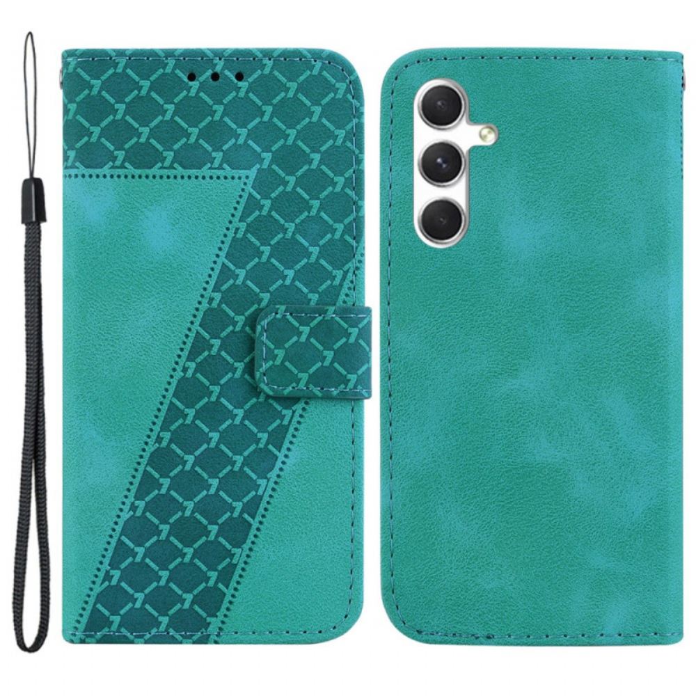 Kožený Kryt Samsung Galaxy S24 5g Design 7 S Popruhem