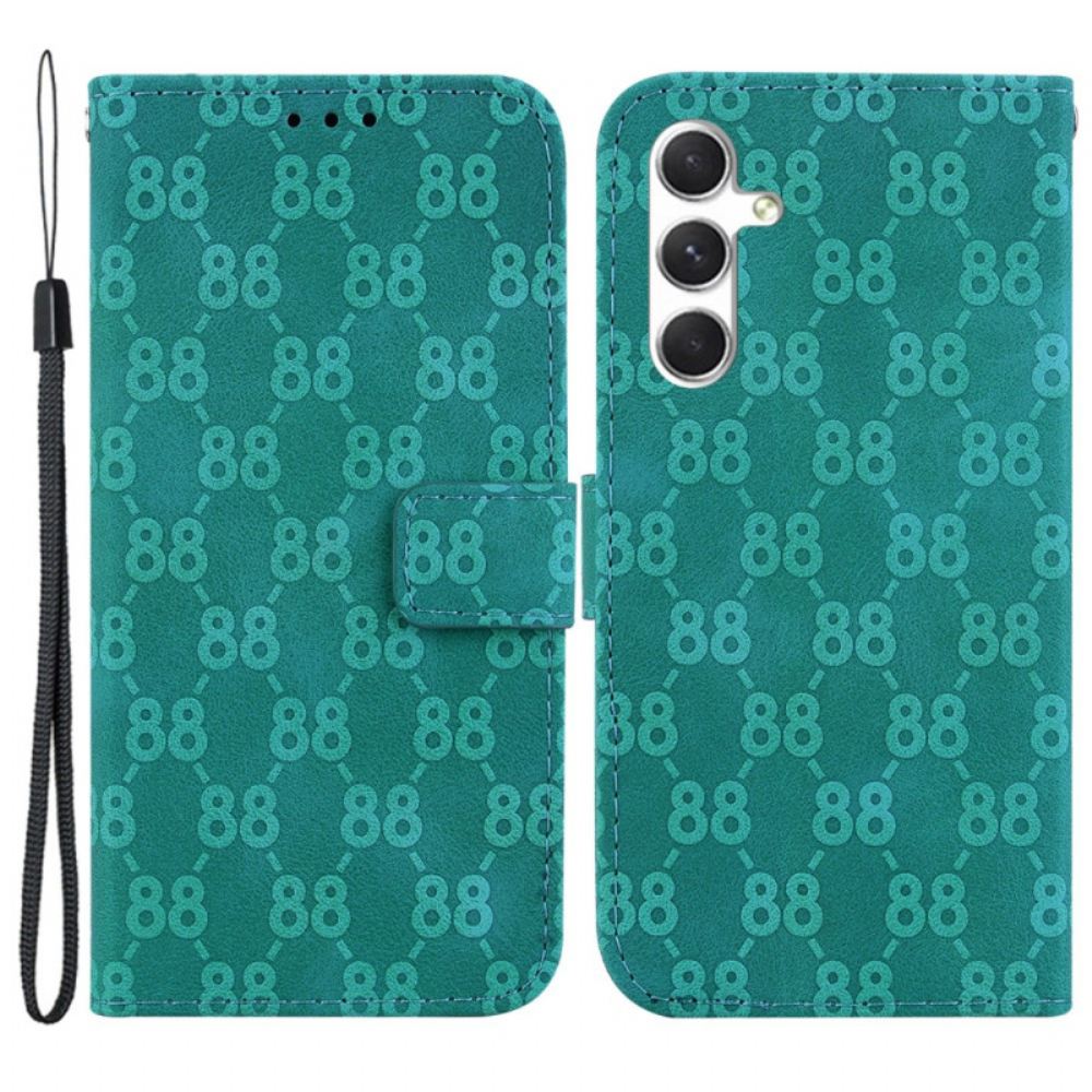 Kožený Kryt Samsung Galaxy S24 5g Design 88 S Popruhem