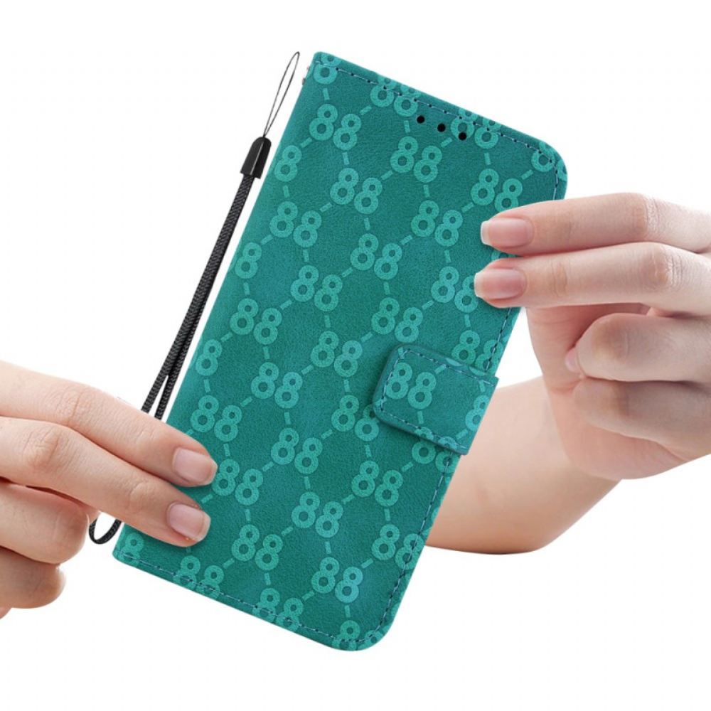 Kožený Kryt Samsung Galaxy S24 5g Design 88 S Popruhem