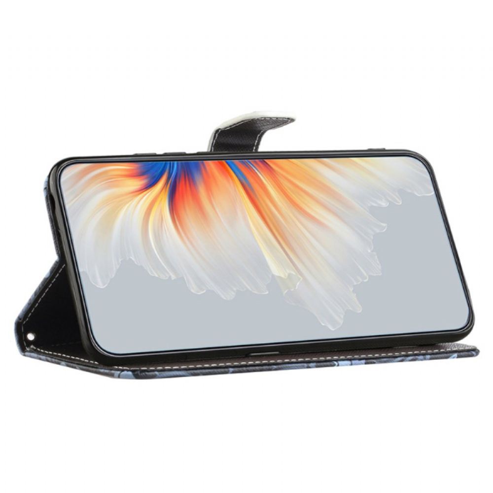 Kožený Kryt Samsung Galaxy S24 5g Kočky V Šňůře