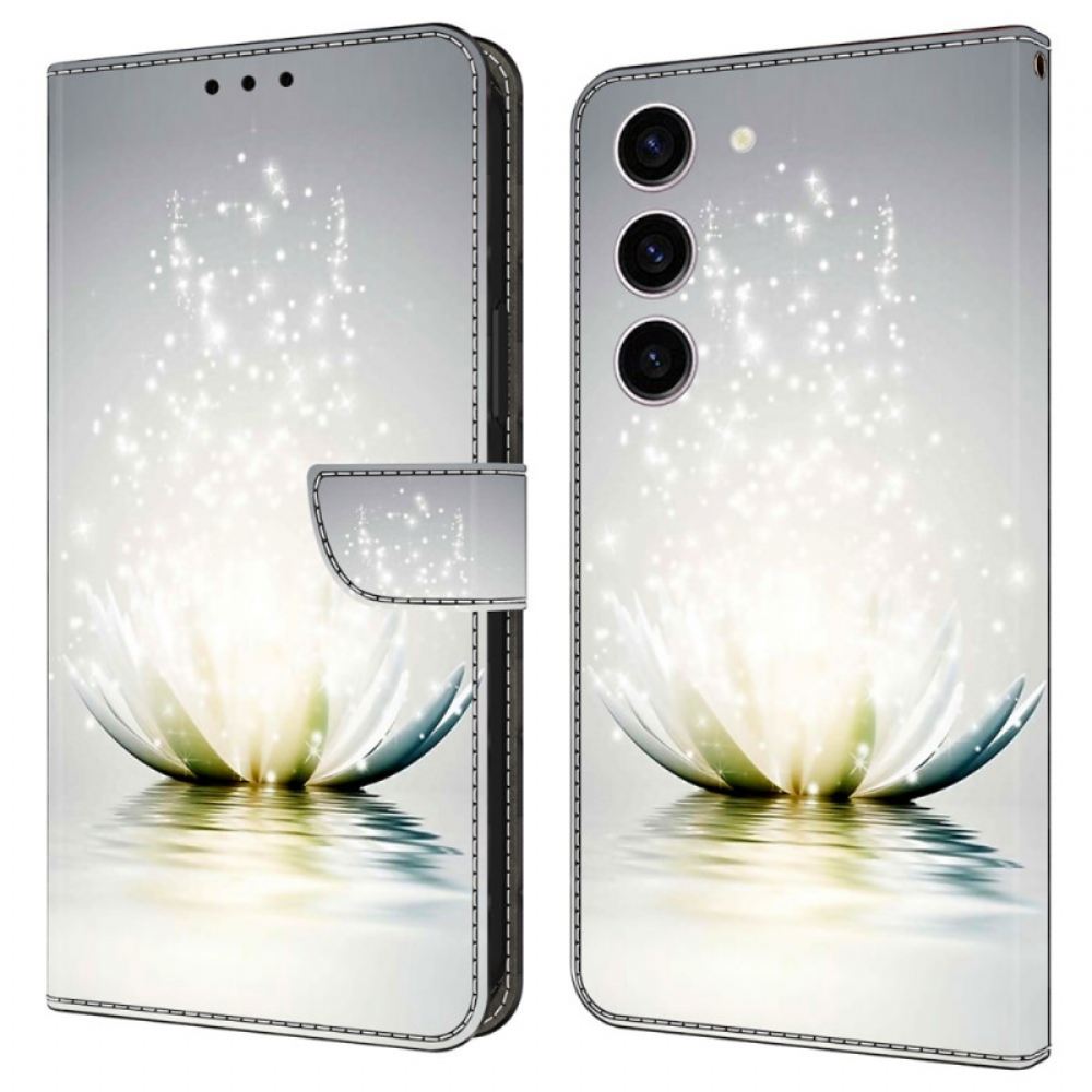 Kožený Kryt Samsung Galaxy S24 5g Lotus