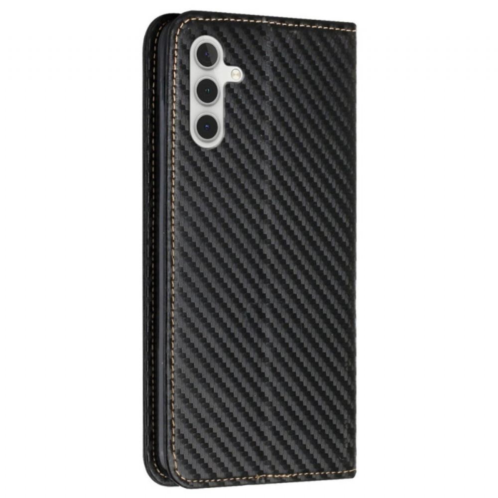 Kožený Kryt Samsung Galaxy S24 5g Peněženka S Texturou